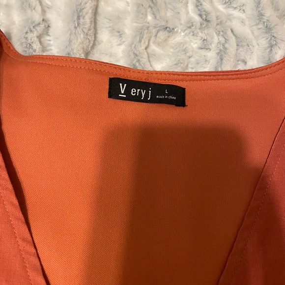 Burnt Orange T-Shirt Dress - Picture 4 of 4